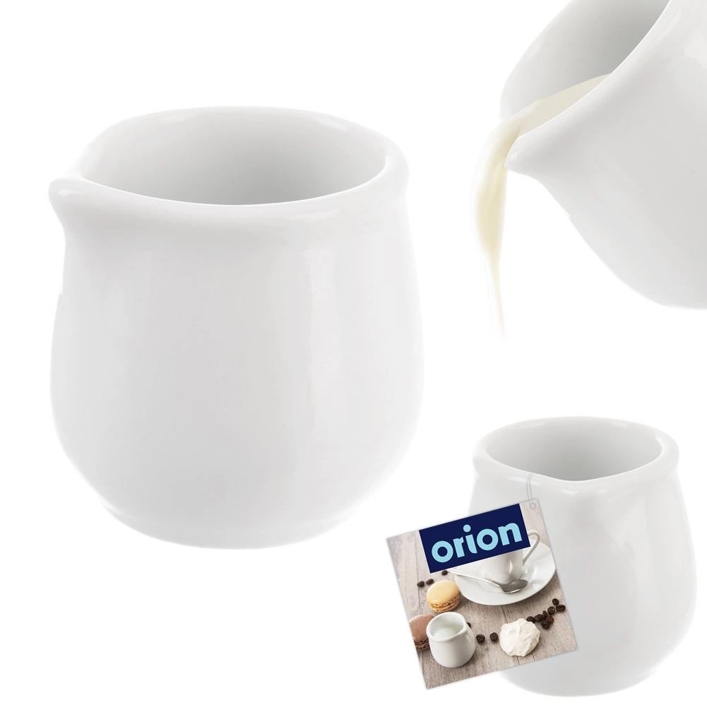 Mlecznik Dzbanuszek do Mleka Śmietanki Sosu Porcelanowy Biały ORION 20 ml - obrazek 5