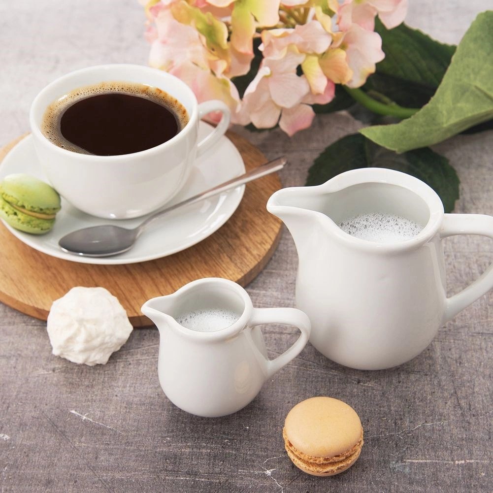 Mlecznik porcelanowy biały MONA 80 ml - obrazek 2