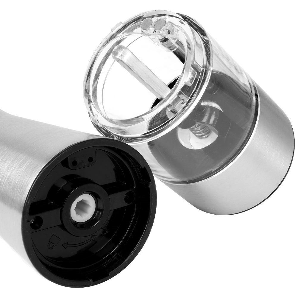 Młynek do Pieprzu i Soli Elektryczny Stalowy ORION 21,5 cm - obrazek 5