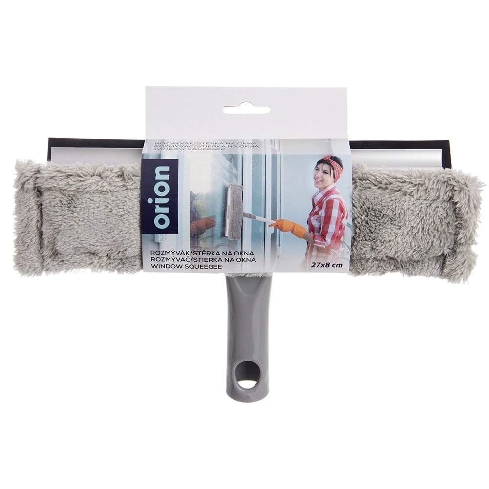 Mop do Okien ze Ściągaczką 2w1 CLEAN SYSTEM 28,5 x 18,5 cm Tworzywo ORION - obrazek 8
