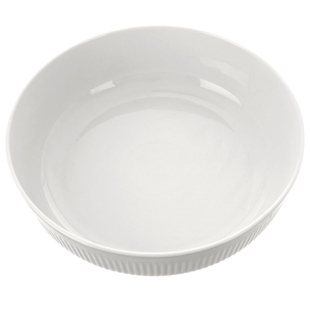 Naczynie Żaroodporne Porcelanowe Okrągłe Białe Solidne ORION 29 x 29 x 8 cm - obrazek 3
