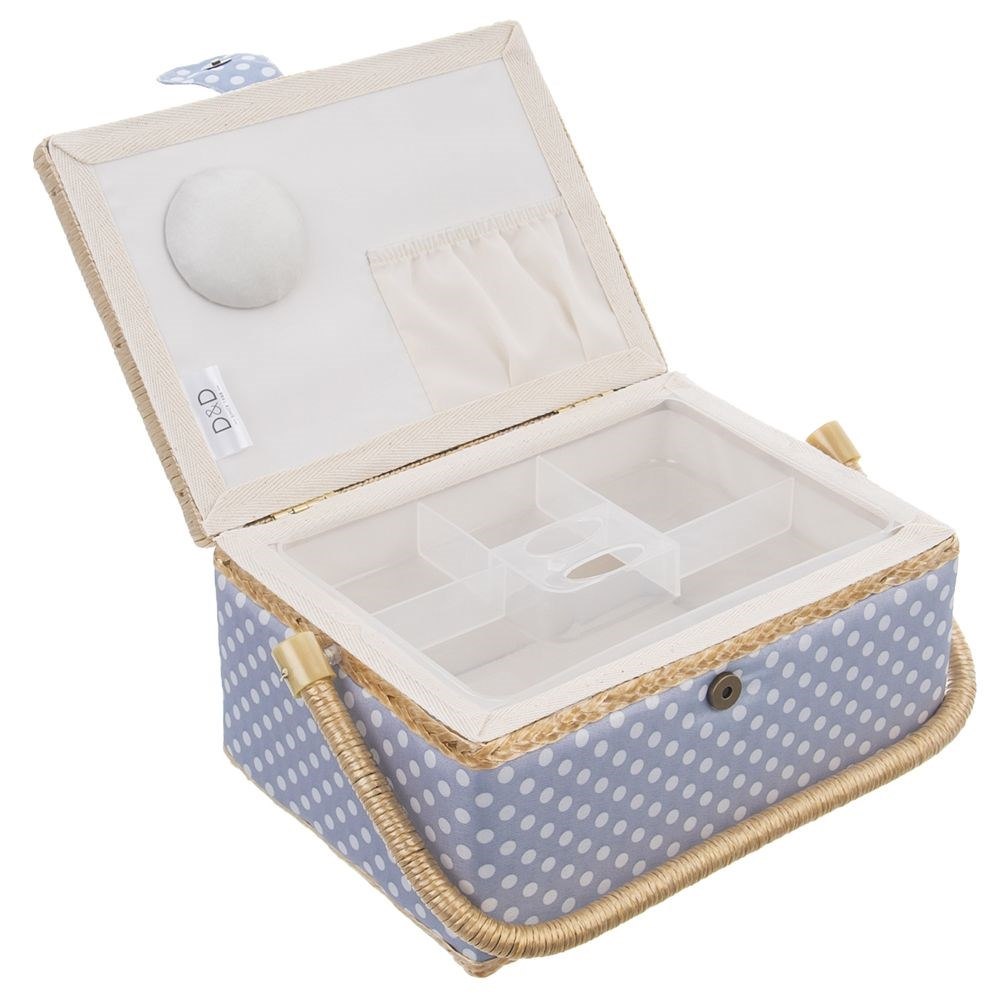 Niciarka Organizer na Nici Szpilki, Guziki Niebieska ORION 30 x 23 x 16 cm - obrazek 4