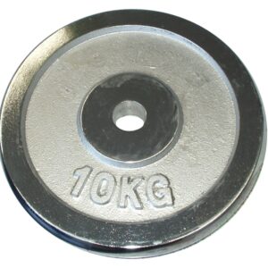 Obciążenie Talerz Chromowany do Gryfów Ćwiczeń KUBISPORT 10 kg 30 mm