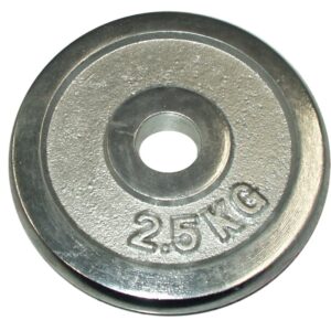 Obciążenie Talerz Chromowany do Gryfów Ćwiczeń KUBISPORT 2,5kg 25mm