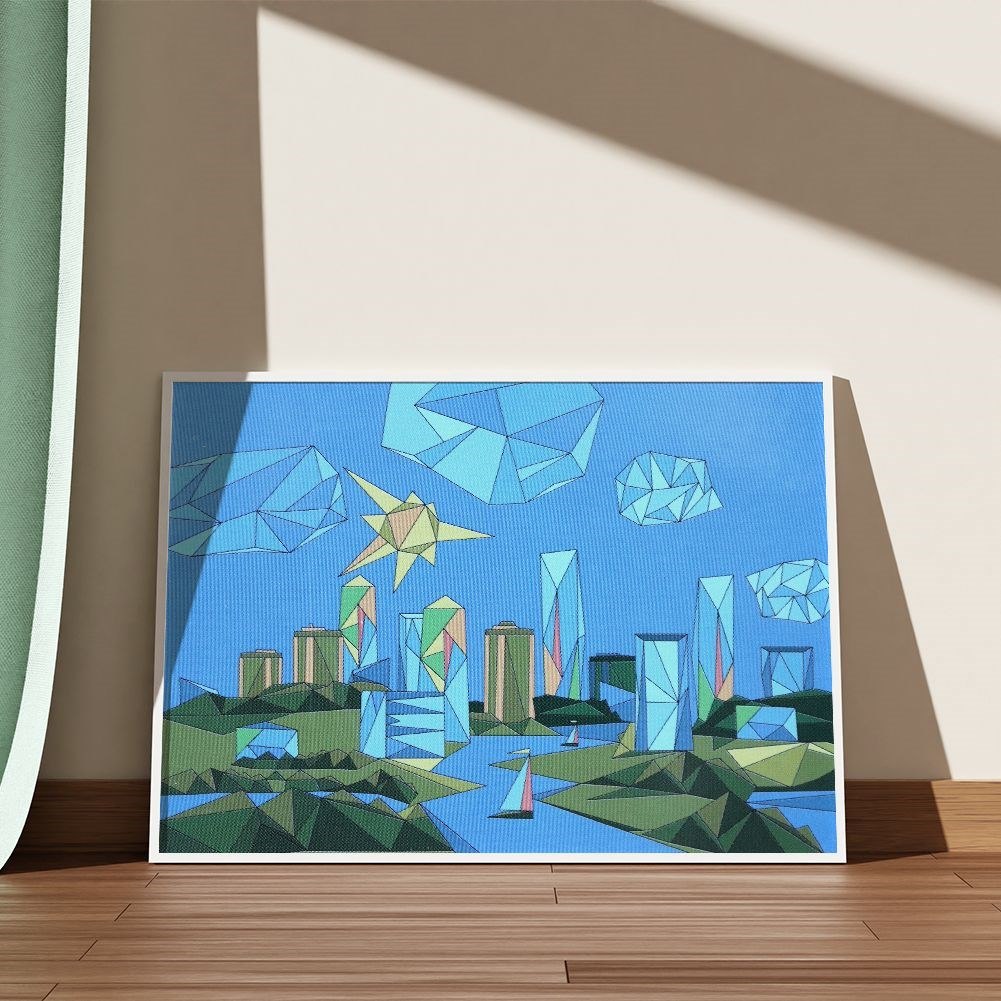 Obraz do Malowania po Numerach z Farbami ORION Zestaw 10 el. 30x40 cm - obrazek 4