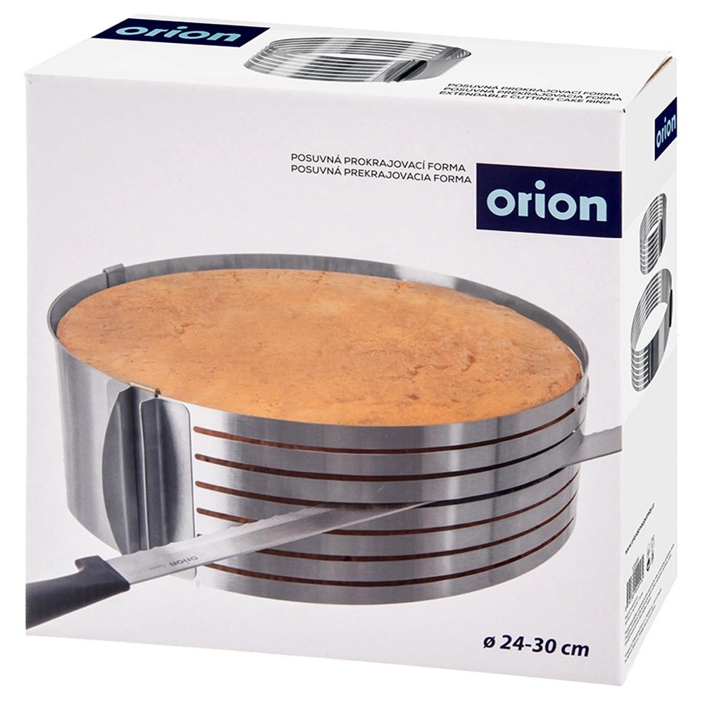 Obręcz do Krojenia Biszkoptu 24-30 cm Stal Nierdzewna Regulowana ORION - obrazek 7