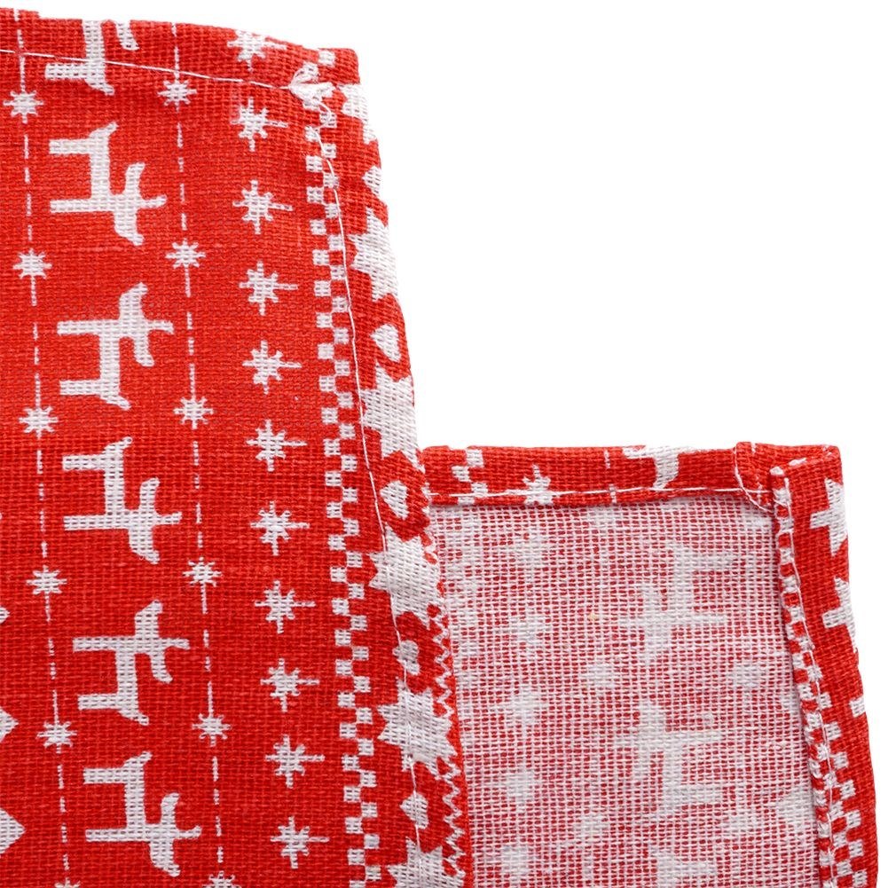 Obrus Plamoodporny Czerwony 180 x 130 cm Świąteczny EXCELLENT HOUSEWARE - obrazek 3