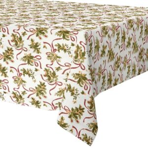 Obrus Świąteczny Plamoodporny 180 x 130 cm Kremowy EXCELLENT HOUSEWARE
