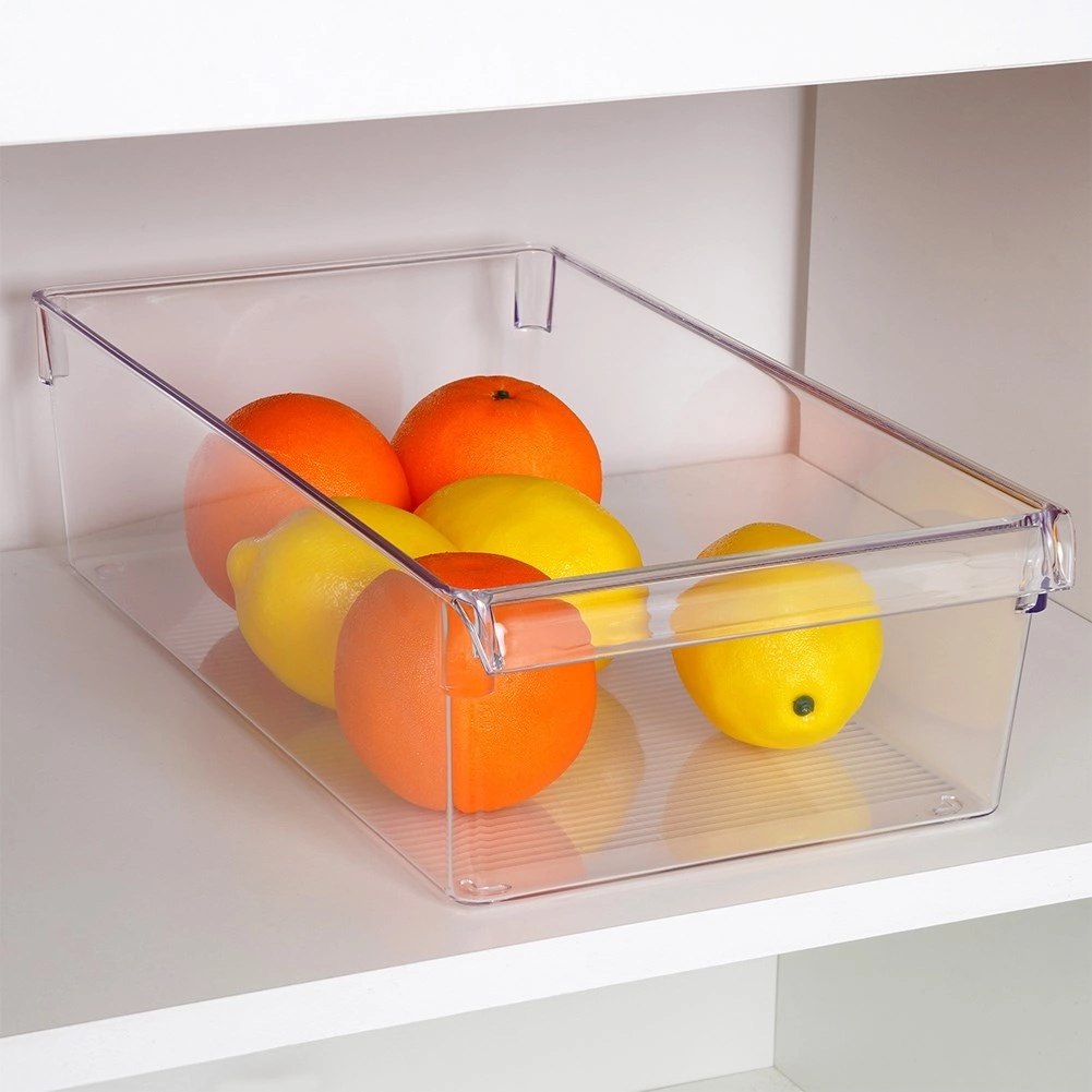 Organizer do Lodówki 36 x 20,5 x 10 cm Tworzywo Przezroczyste ORION - obrazek 2