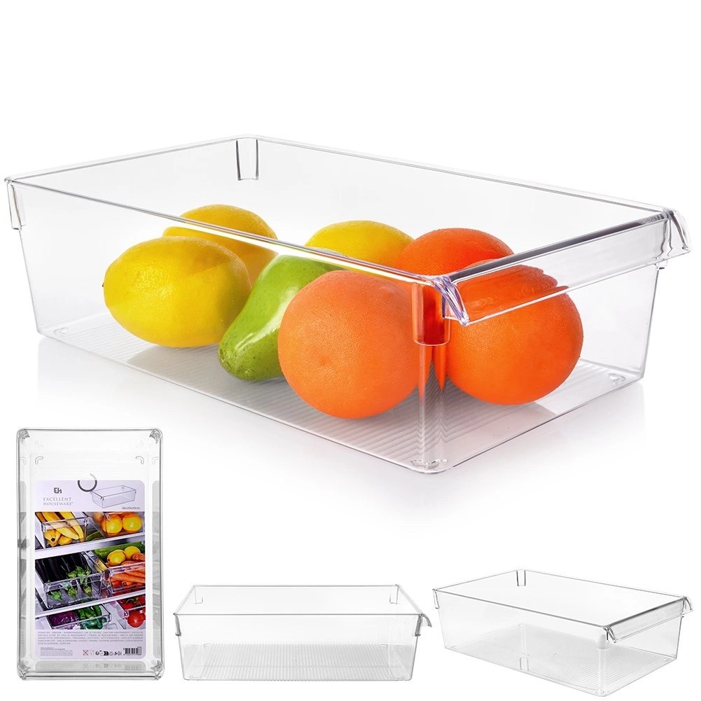 Organizer do Lodówki 36 x 20,5 x 10 cm Tworzywo Przezroczyste ORION - obrazek 6