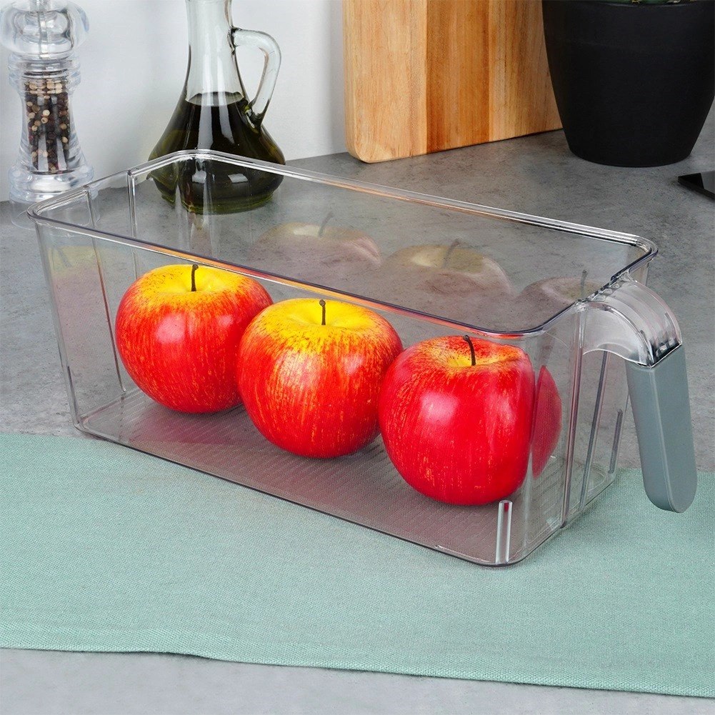 Organizer do Lodówki z Uchwytem 30 x 13 x 11,5 cm EXCELLENT Przezroczysty - obrazek 2