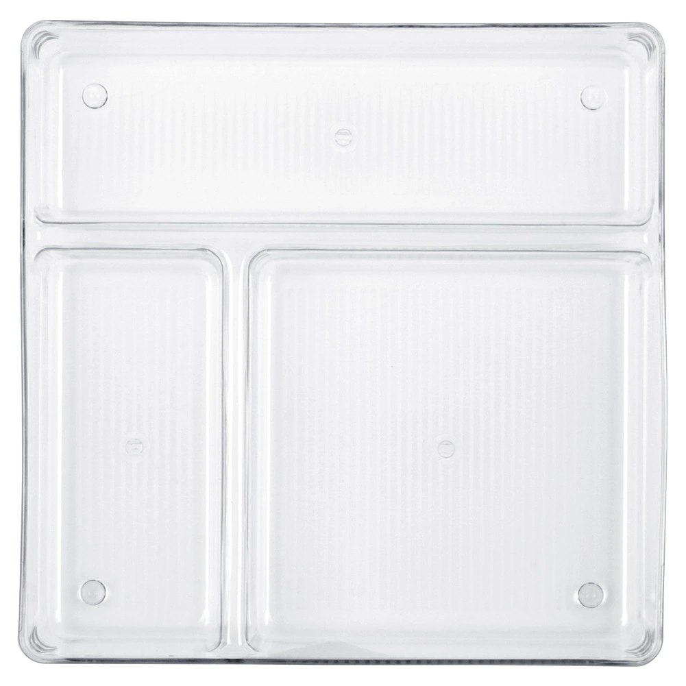 Organizer do Szuflady z Przegródkami 23 x 23 x 5,5 cm VILDE Przezroczysty - obrazek 6