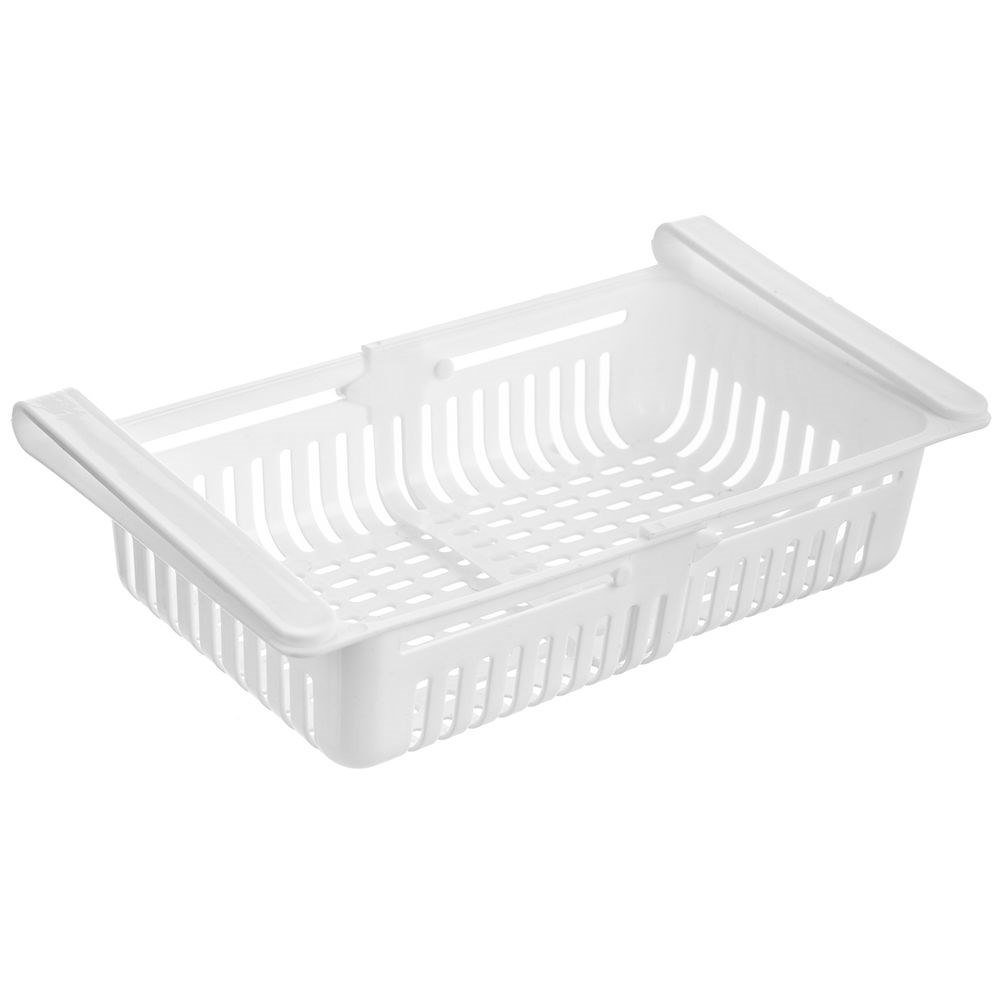Organizer do Lodówki Podpółkowy Rozsuwany 21-28,7 cm ORION Biały Wytrzymały - obrazek 4