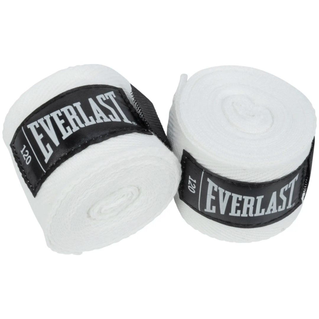 Owijki Taśmy Bandaże Bokserskie Białe Oddychające Solidne EVERLAST 305 cm - obrazek 2