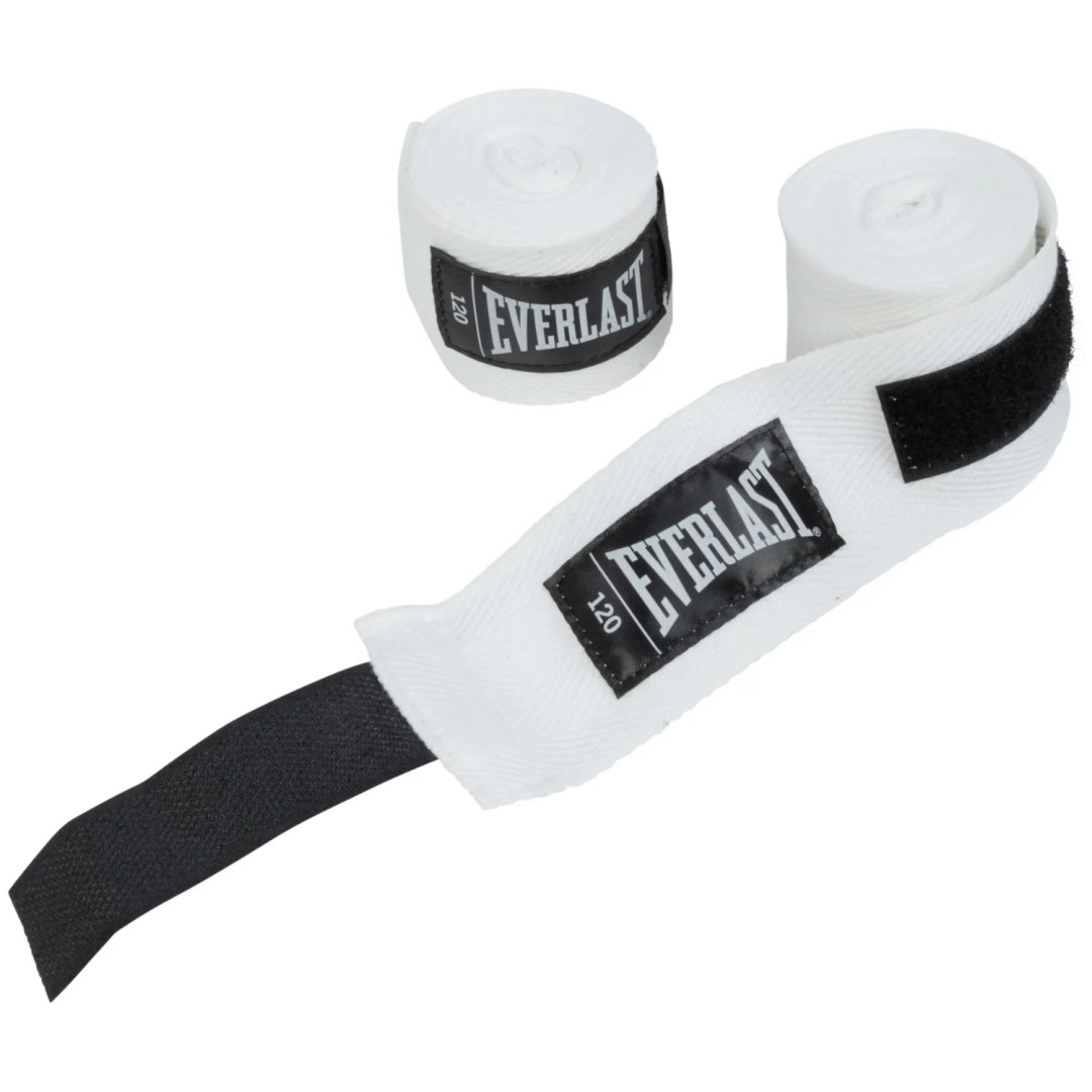 Owijki Taśmy Bandaże Bokserskie Białe Oddychające Solidne EVERLAST 305 cm - obrazek 3