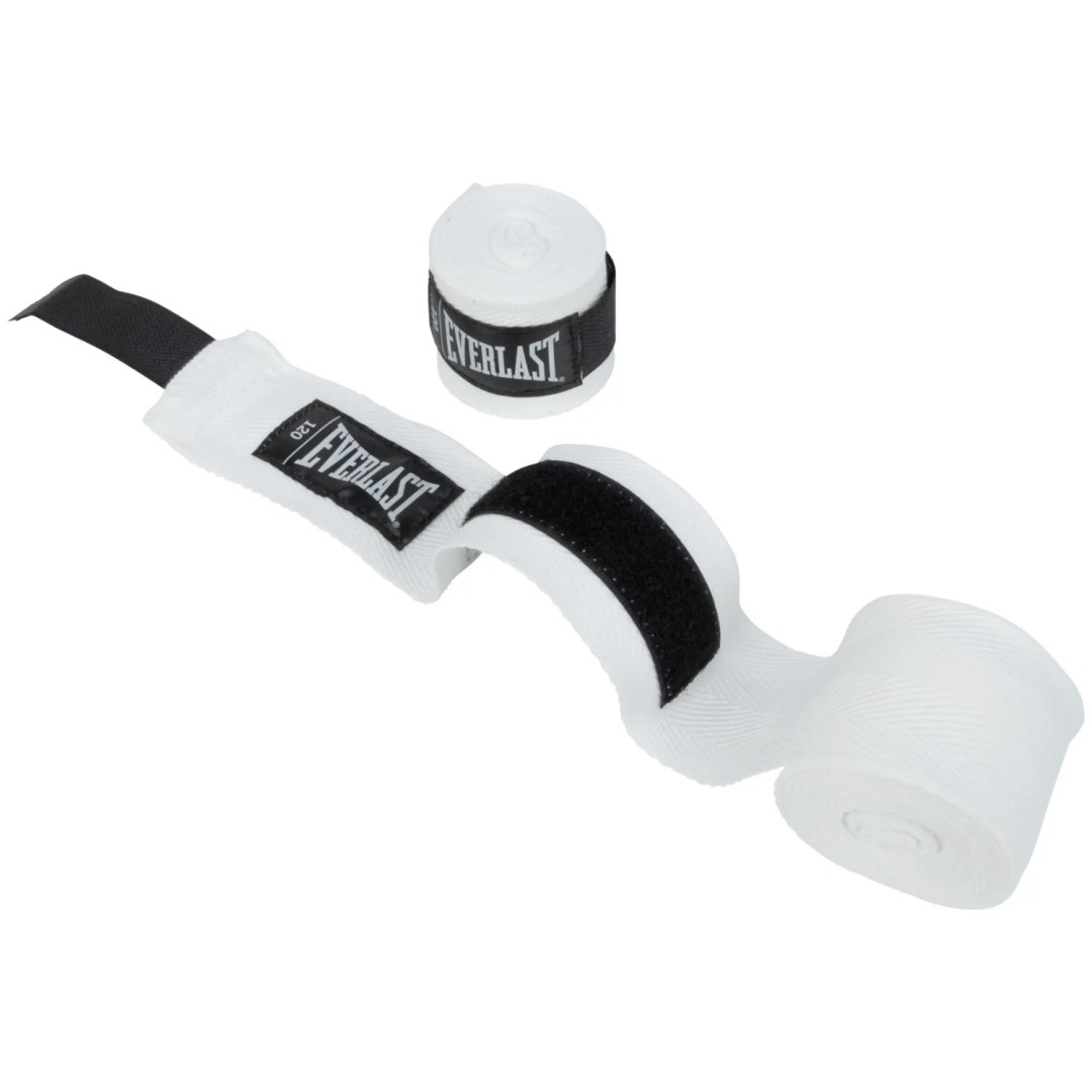Owijki Taśmy Bandaże Bokserskie Białe Oddychające Solidne EVERLAST 305 cm - obrazek 4
