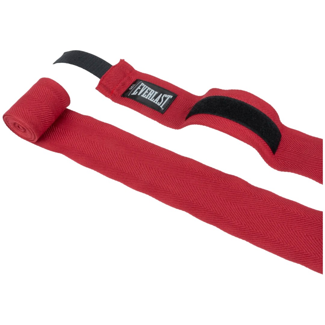 Owijki Taśmy Bandaże Bokserskie Czerwone Oddychające Solidne EVERLAST 305cm - obrazek 4
