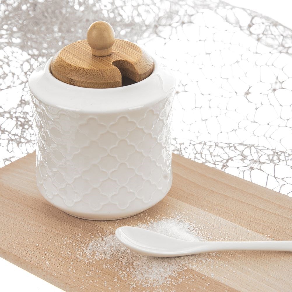 Porcelanowa Cukierniczka z Łyżeczką i Pokrywką ORION - obrazek 2
