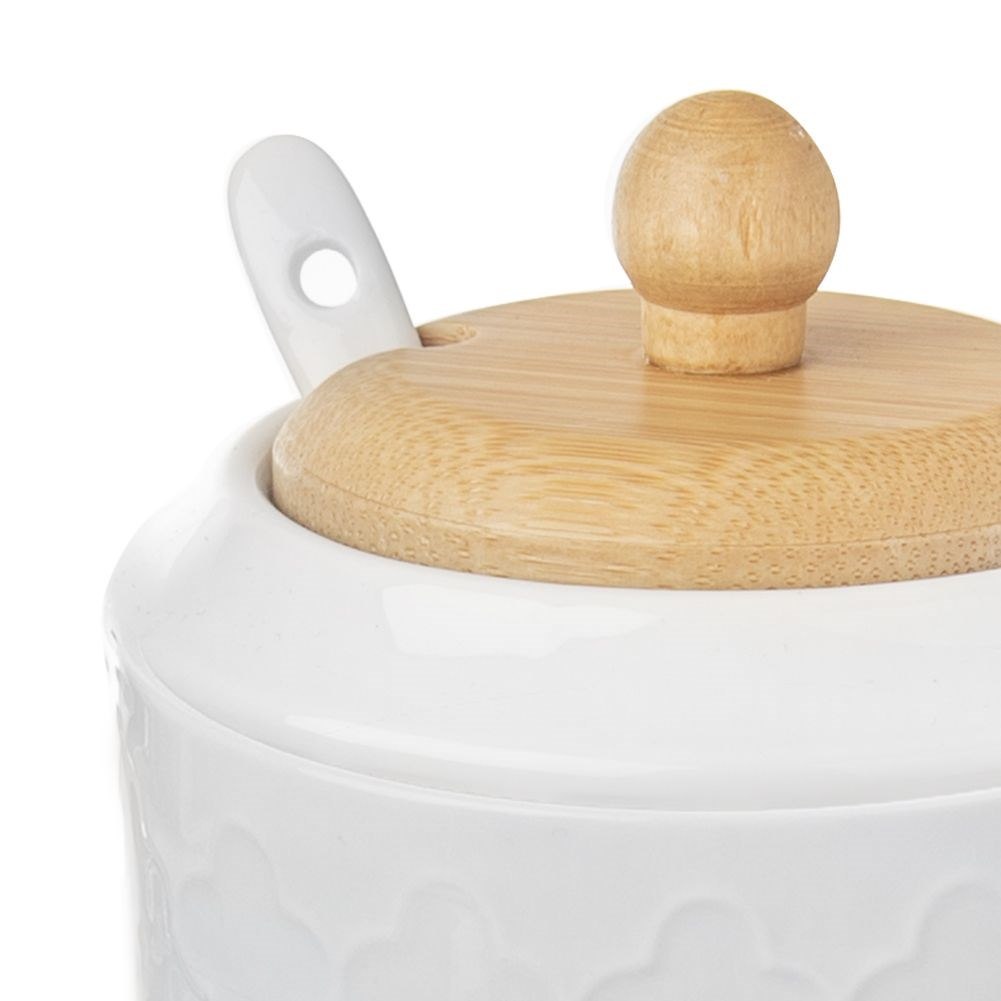 Porcelanowa Cukierniczka z Łyżeczką i Pokrywką ORION - obrazek 4