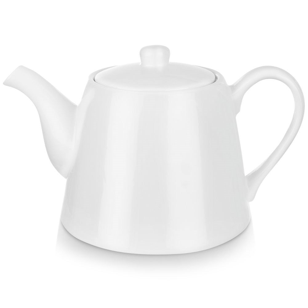 Dzbanek do Kawy Herbaty Porcelanowy Biały Klasyczny Solidny Trwały ORION 2l