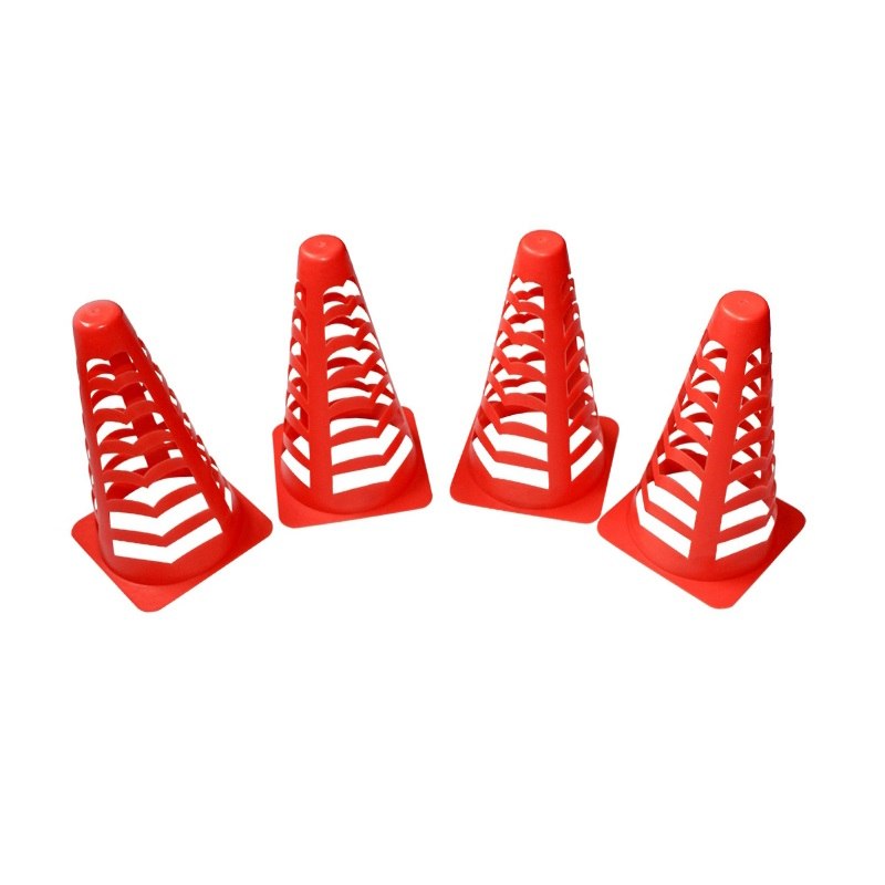 Pachołki do Piłki Nożnej Ćwiczeń Treningu MASTER 4 sztuki 22 cm - obrazek 2