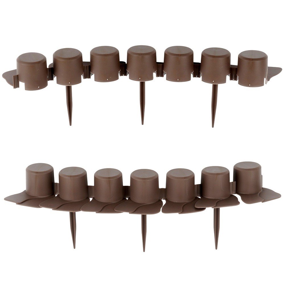 Palisada ogrodowa brązowa 220 cm 4 szt. - obrazek 3