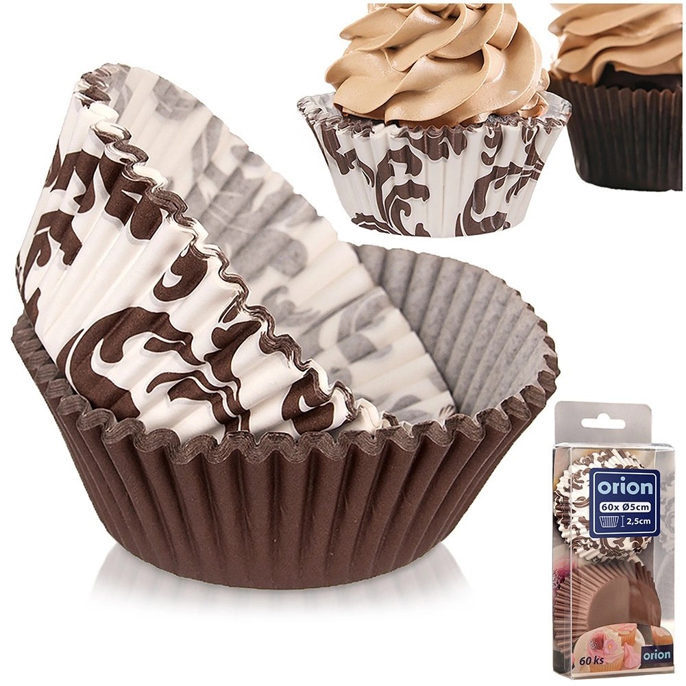 Papilotki Papierowe do Muffinek 60 szt 6,5 cm ORION Dekoracyjne - obrazek 4