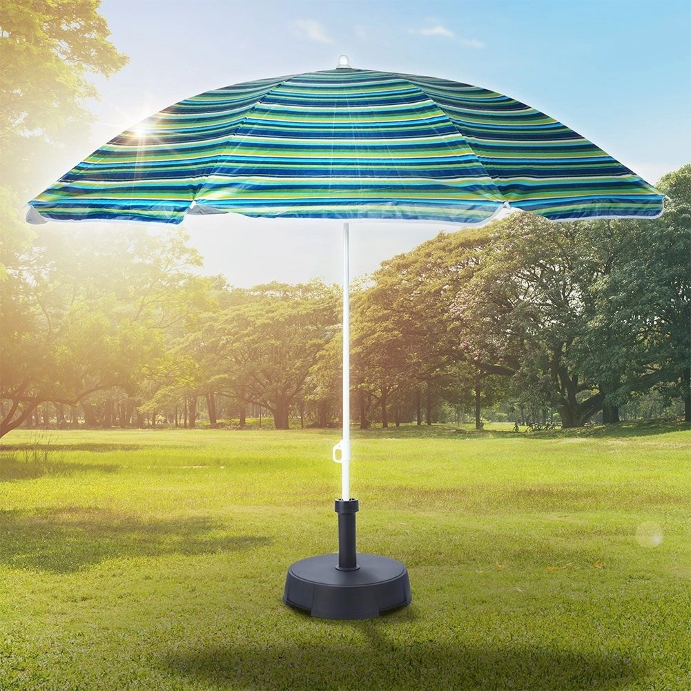 Parasol Plażowy z Podstawą Stojakiem Regulowany VILDE 147 cm - obrazek 3