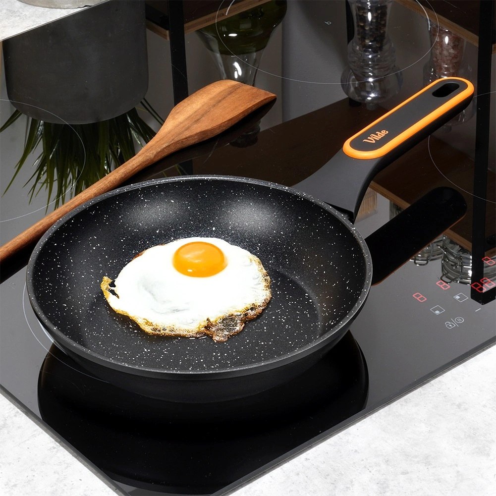 Patelnia Granitowa 20 cm Terruna Indukcja Gaz Non-stick VILDE - obrazek 2