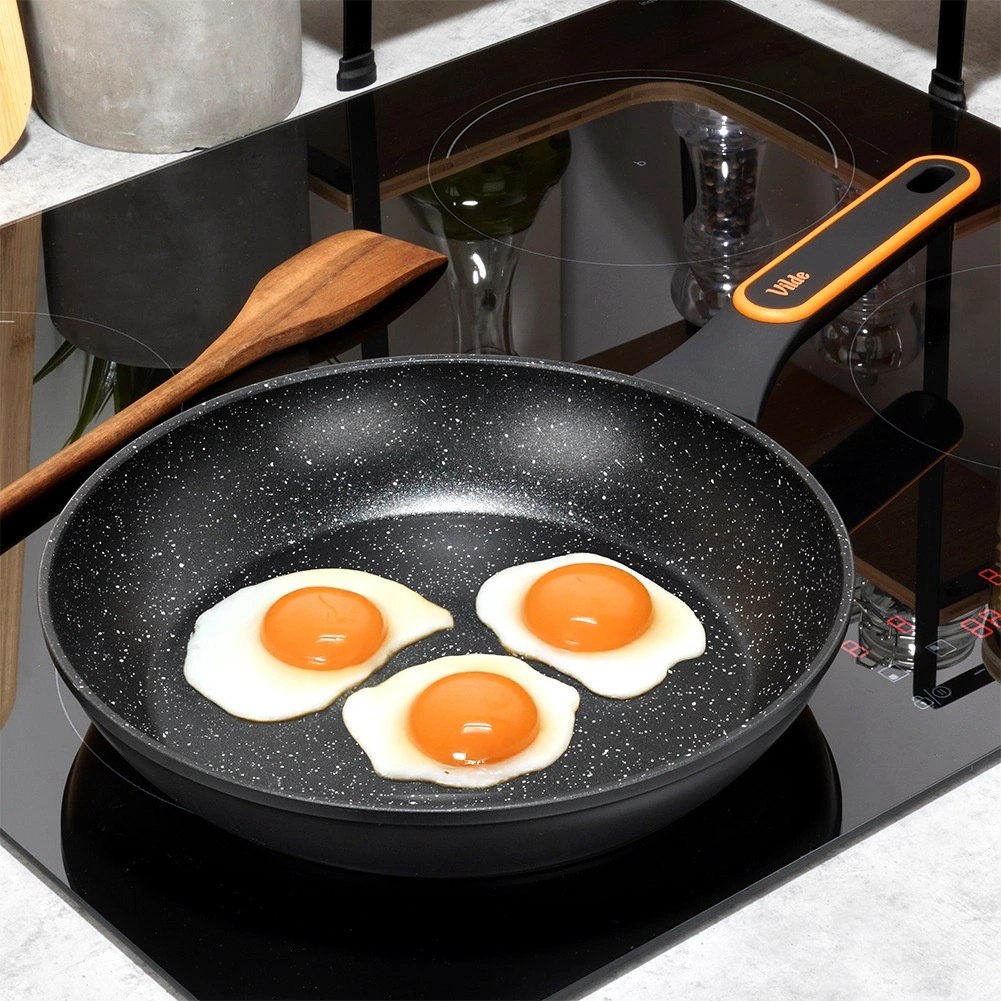 Patelnia Granitowa 26 cm Terruna Indukcja Gaz Non-stick VILDE - obrazek 2