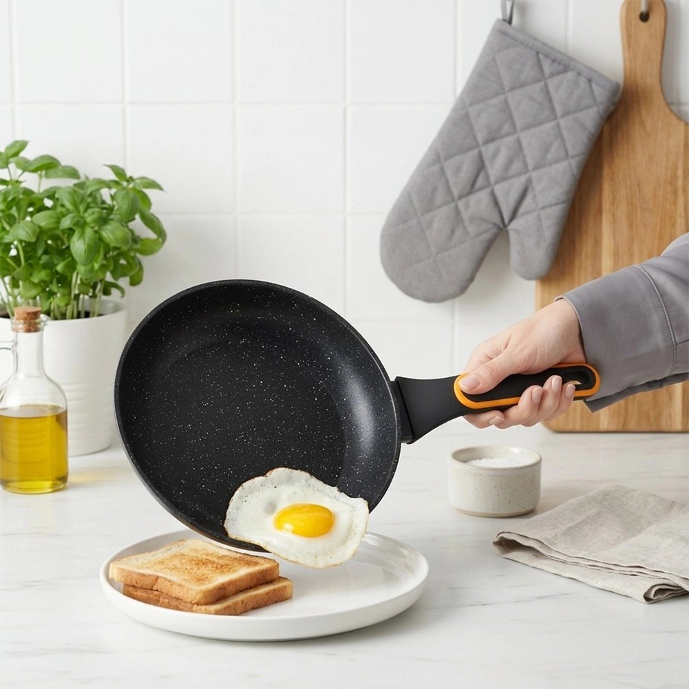 Patelnia Granitowa 26 cm Terruna Indukcja Gaz Non-stick VILDE - obrazek 7