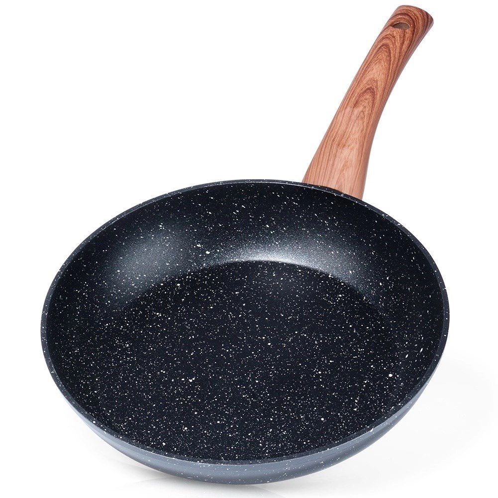 Patelnia Indukcja Granitowa Nieprzywierająca Solidna Trwała VILDE 24 cm - obrazek 4