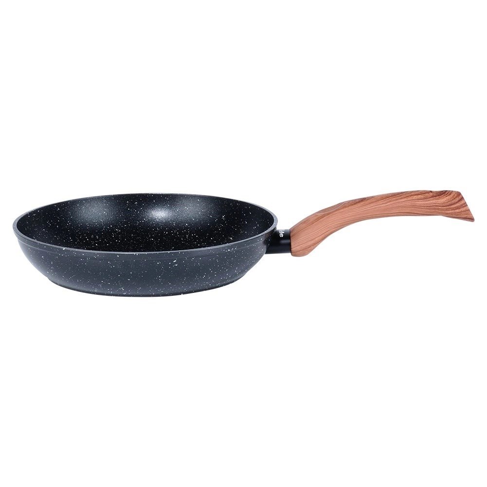 Patelnia Indukcja Granitowa Nieprzywierająca Solidna Trwała VILDE 24 cm - obrazek 5