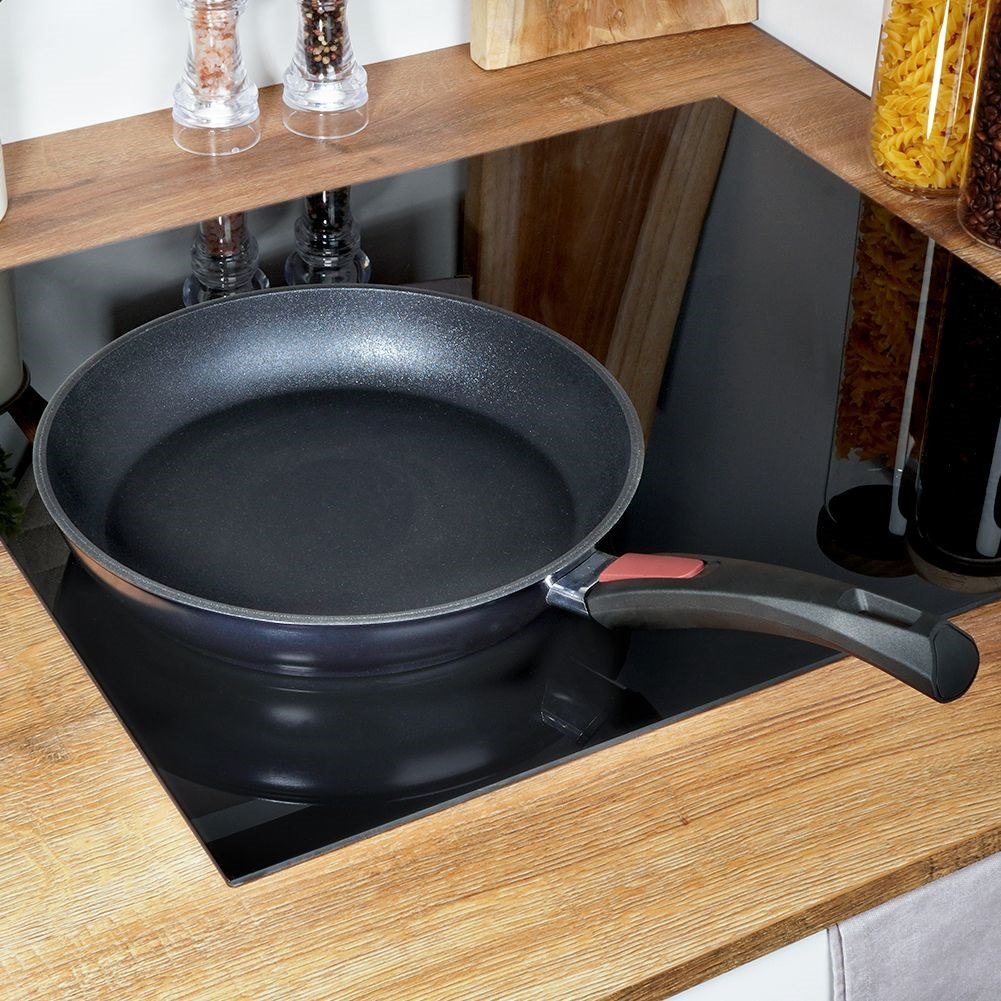 Patelnia diamentowa nieprzywierająca z odpinanym uchwytem DIAMANT 28 cm - obrazek 2
