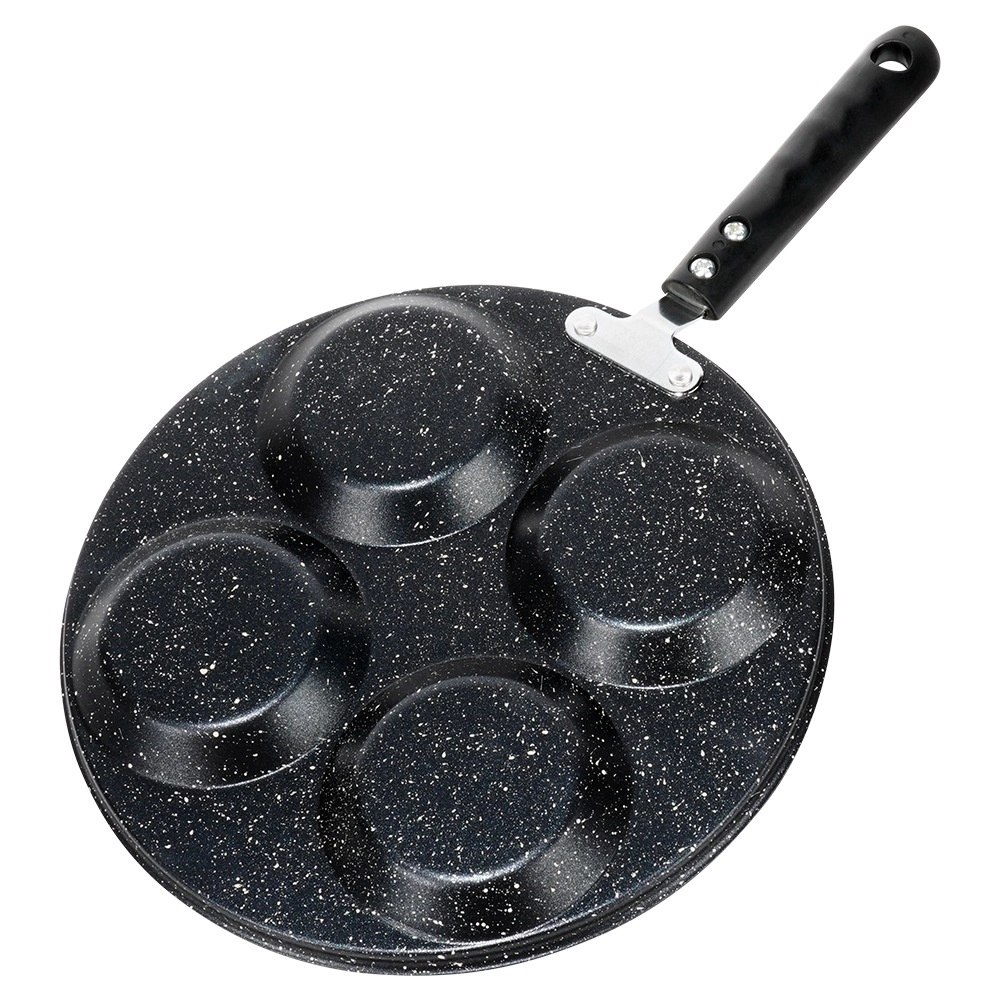Patelnia do Jajek Granitowa 4 Otwory 24 cm VILDE Line Nieprzywierająca - obrazek 8