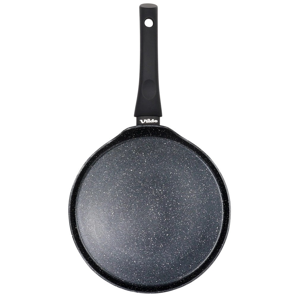 Patelnia do Naleśników Granitowa 24 cm VILDE Black Line Indukcja - obrazek 3