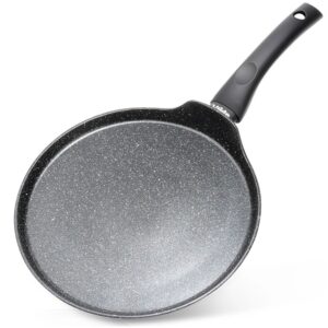 Patelnia do Naleśników Granitowa 26 cm VILDE Black Line Soft Touch