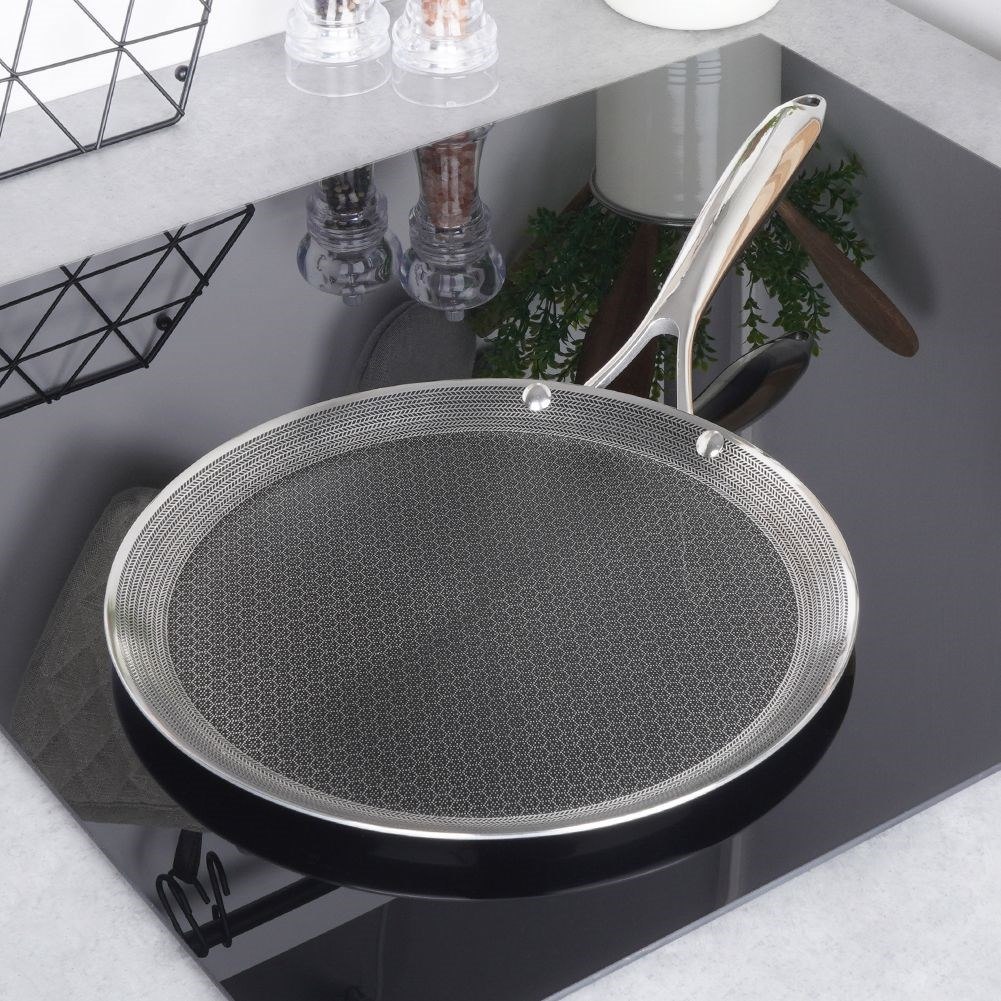 Patelnia do Naleśników Stalowa 29 cm ORION Cookcell do Piekarnika - obrazek 2