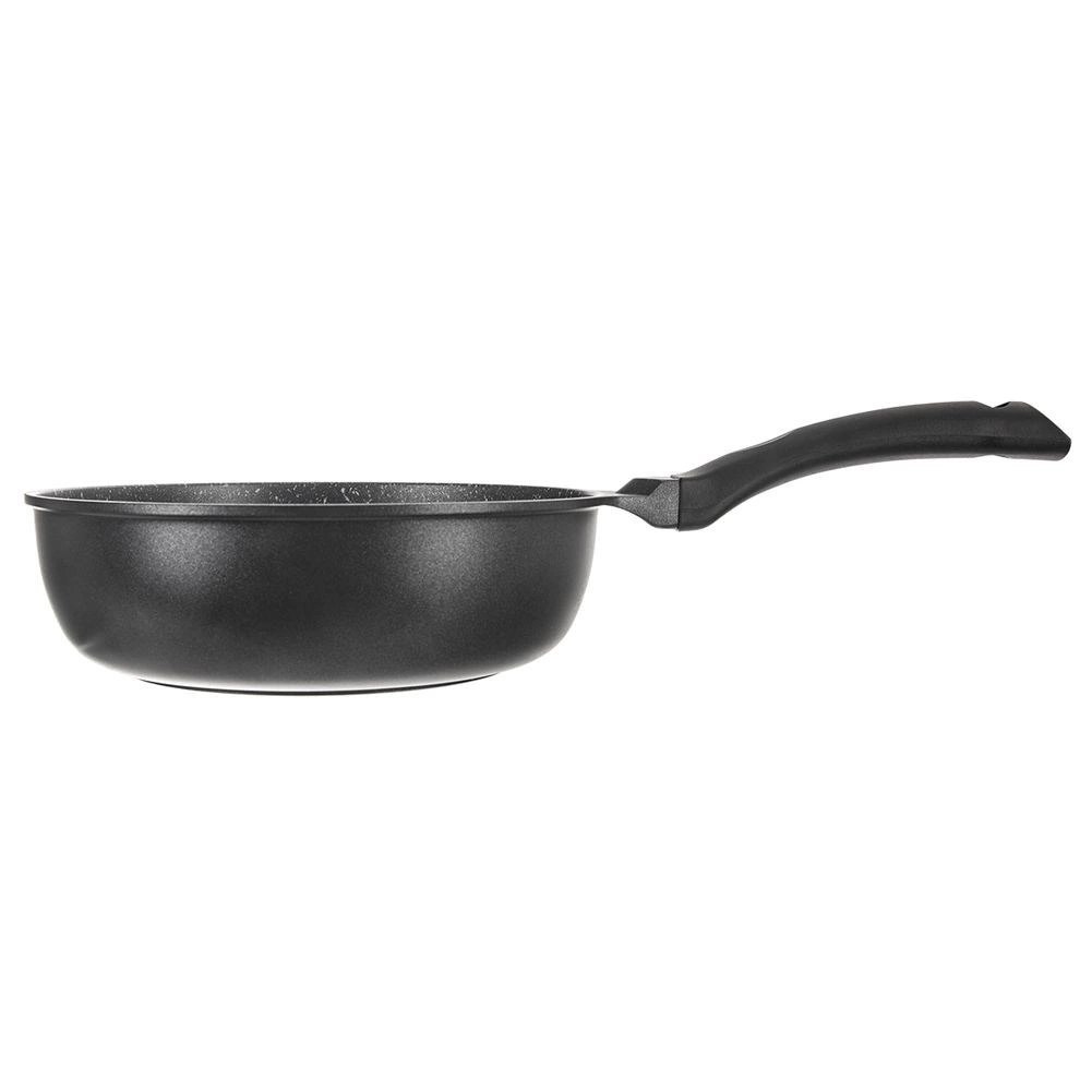 Uniwersalna Patelnia do Smażenia Granitowa Głęboka Gaz Indukcja ORION 24 cm - obrazek 5