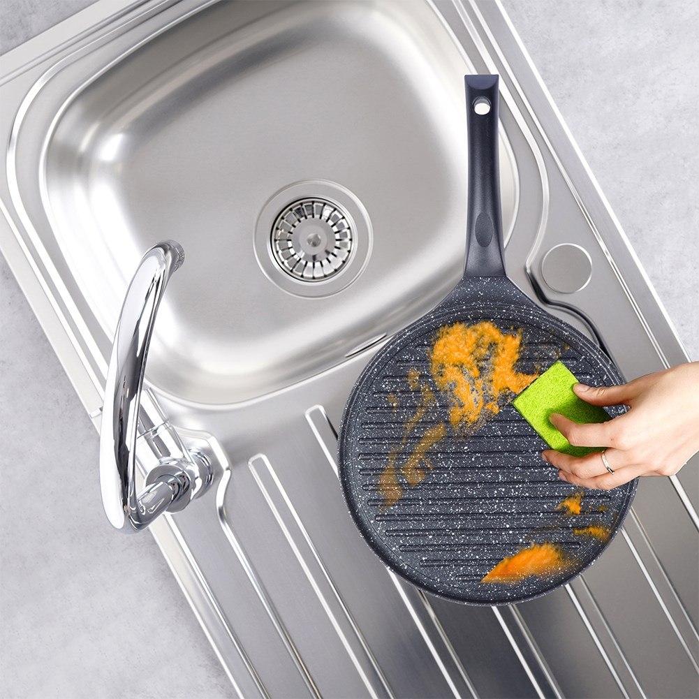 Patelnia Grillowa Nieprzywierająca 26 cm ORION Karbowane Dno Grande - obrazek 5