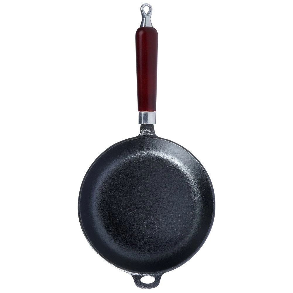 Patelnia Żeliwna Indukcja Gaz Grillowa na Ognisko Solidna Trwała VILDE 20cm - obrazek 3