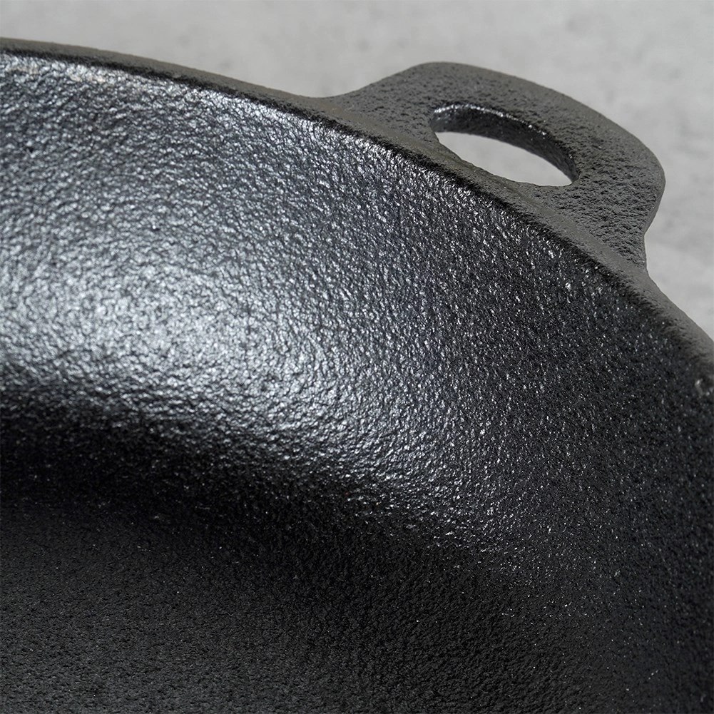 Patelnia Żeliwna Indukcja Gaz Grillowa na Ognisko Solidna Trwała VILDE 20cm - obrazek 6