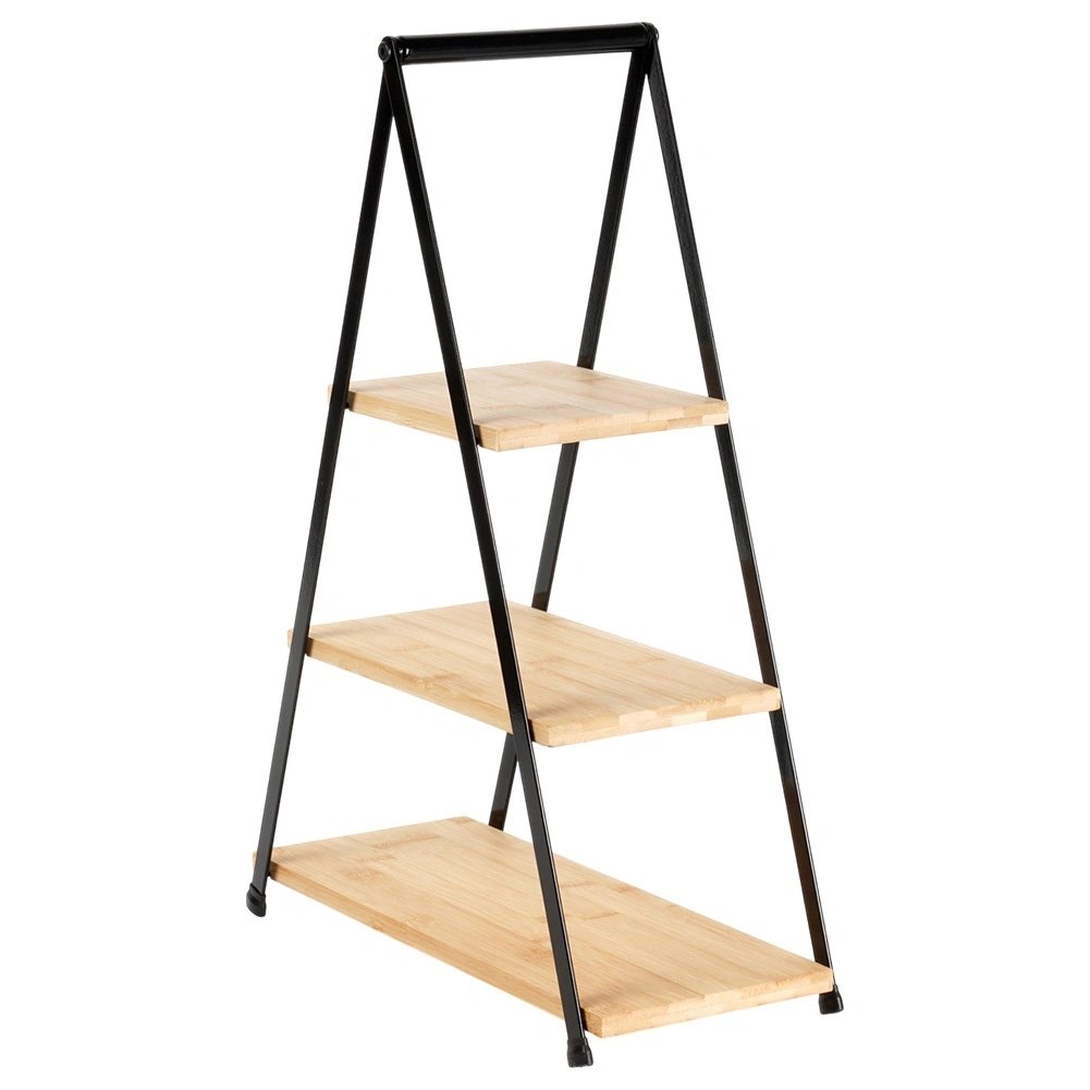 Patera 3-poziomowa Prostokątna Bambusowa 53 cm VILDE na Owoce - obrazek 7