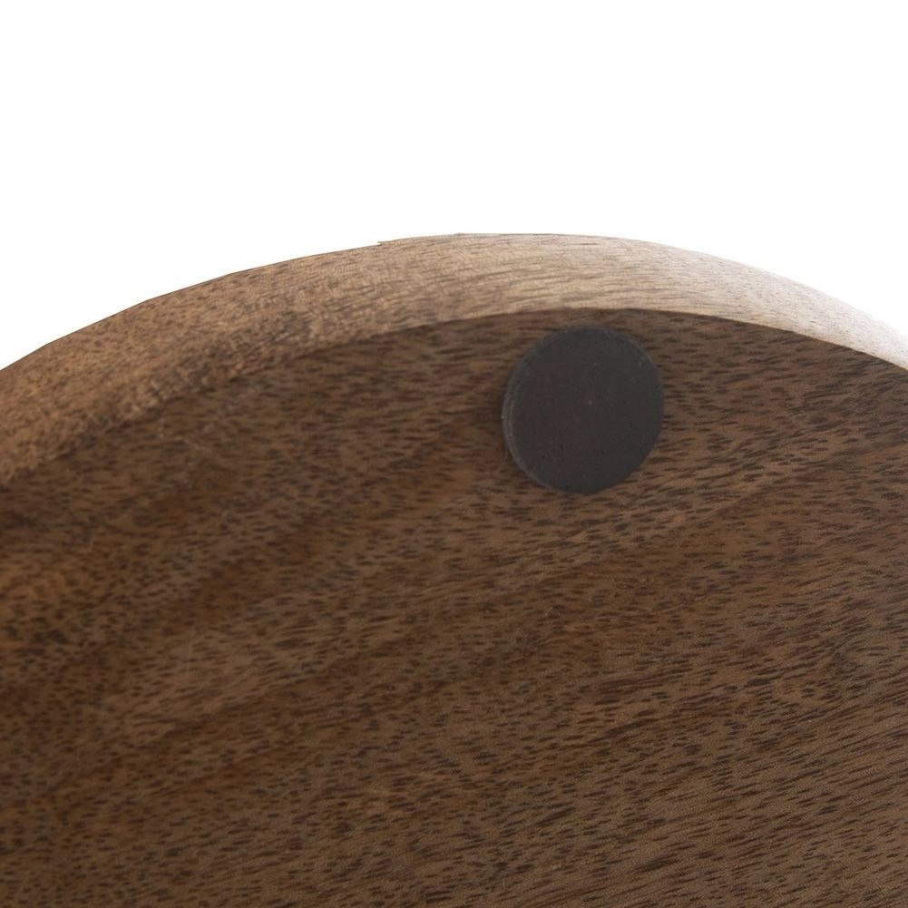 Patera Drewniana Talerz do Serwowania na Ciasta Przekąski MANGO 30,5 cm - obrazek 4