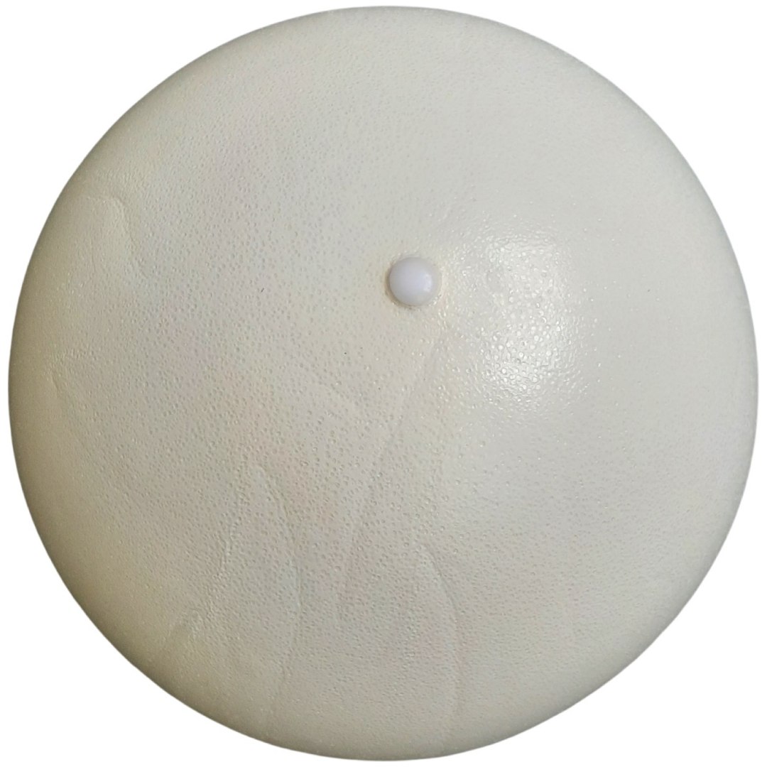 Piłka Gimnastyczna MASTER Over Ball 26 cm Biała Do Pilatesu - obrazek 2