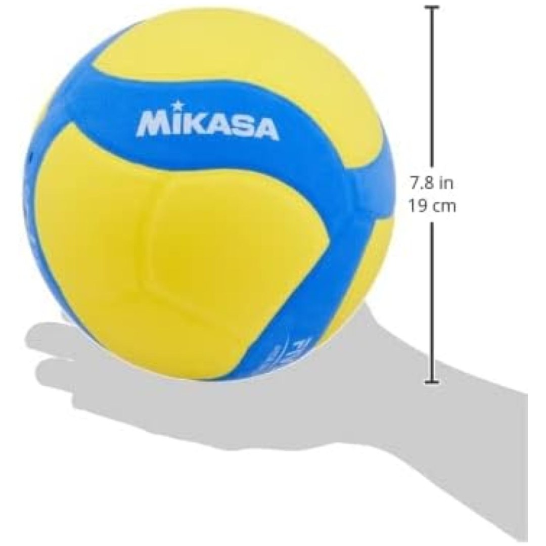 Piłka do Siatkówki MIKASA Siatkowa Halowa Rozmiar 4 VS160W Niebieska Lekka - obrazek 4