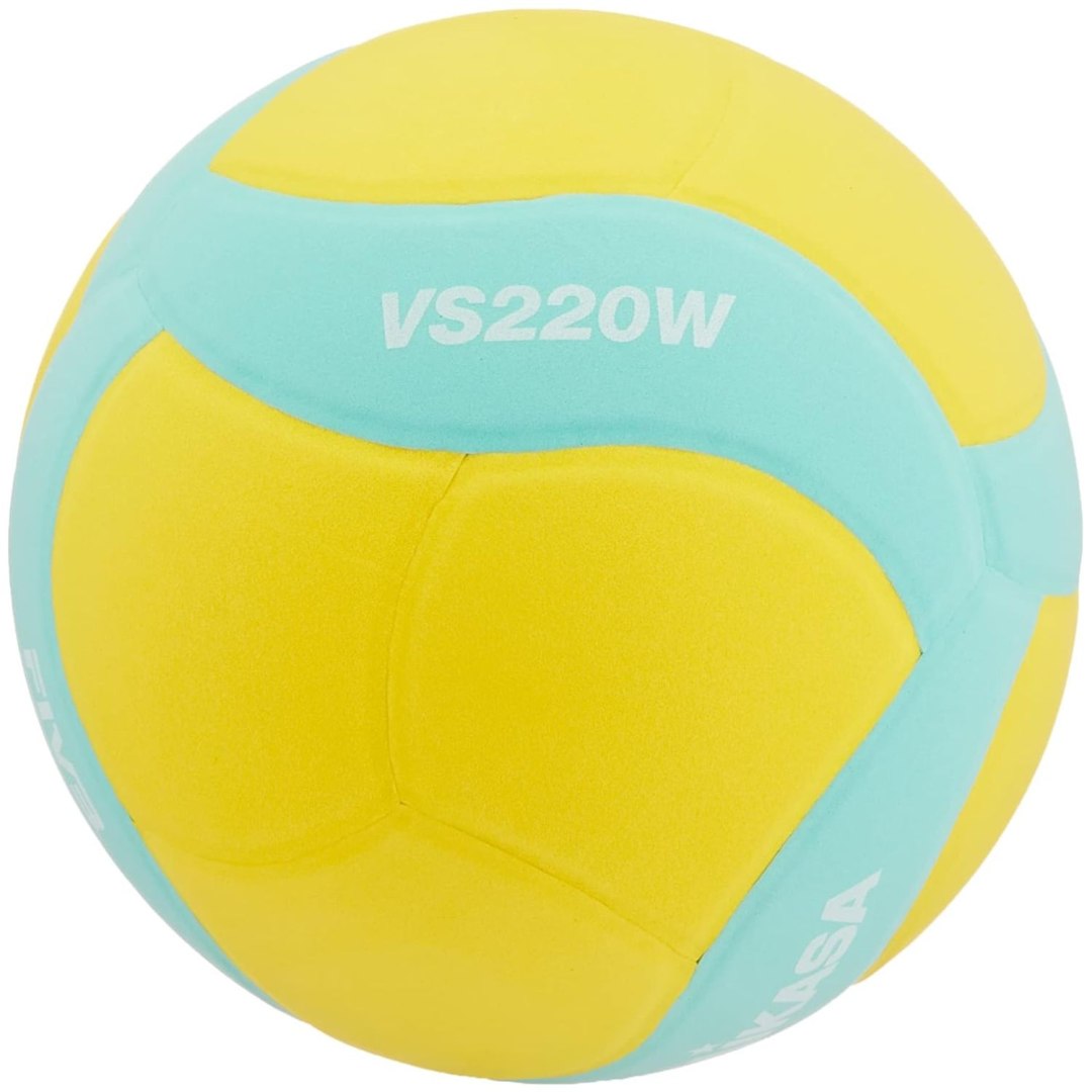 Piłka do Siatkówki MIKASA Siatkowa Halowa Rozmiar 5 VS220W Zielona - obrazek 2