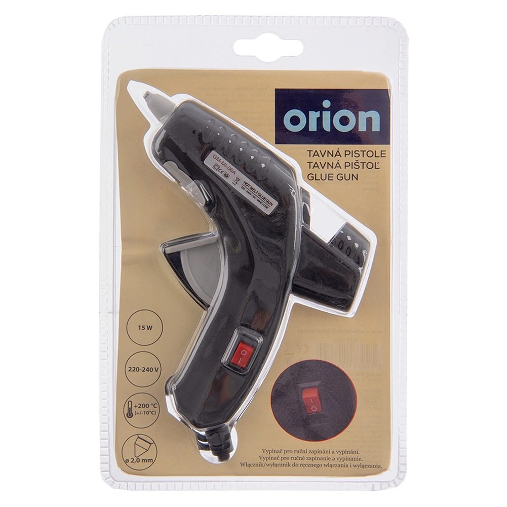 Pistolet do Kleju na Gorąco Lekki 15W ORION na Wkłady 0,7 cm - obrazek 5