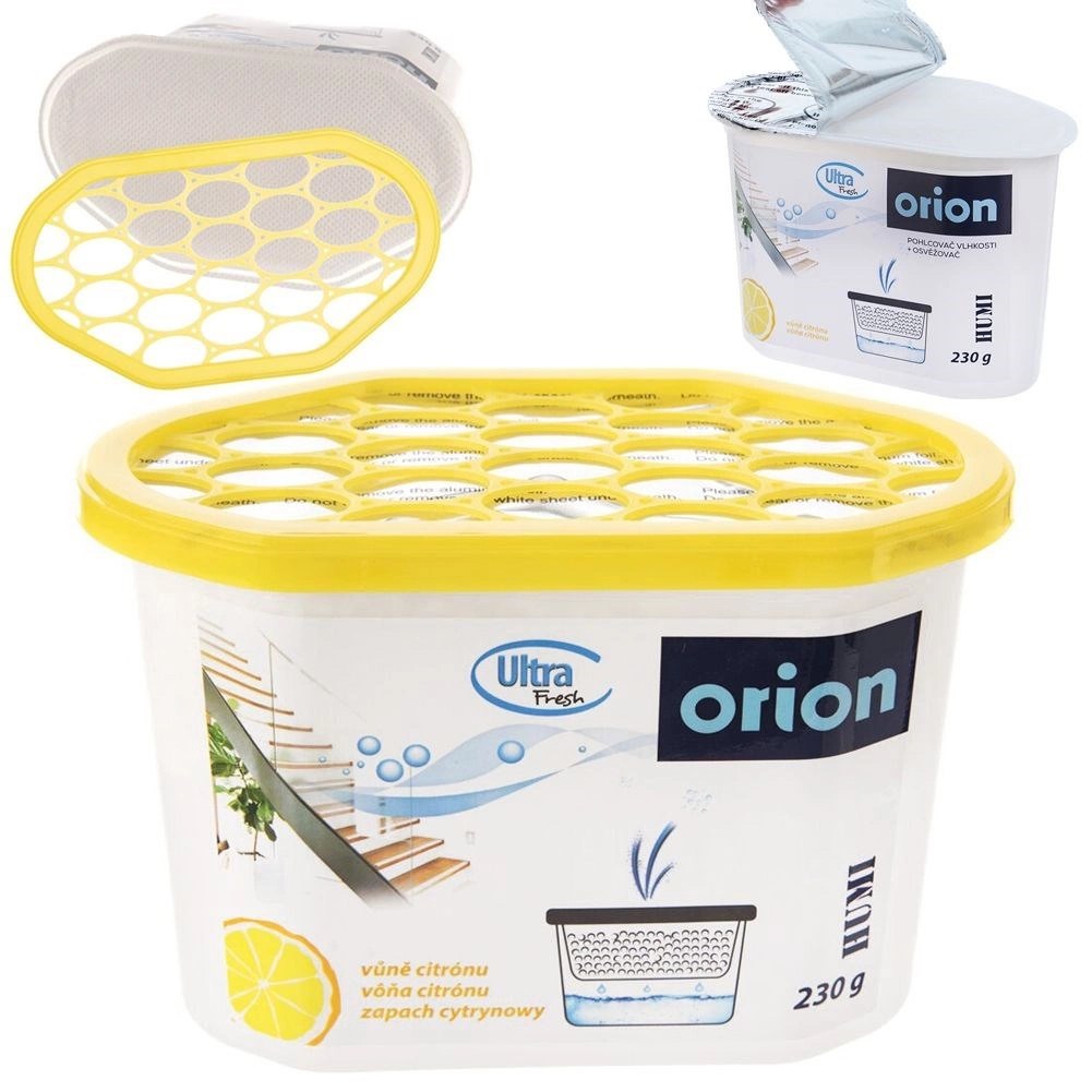 Pochłaniacz Wilgoci 230 g ORION Ultra Fresh Cytrynowy do 20 m² - obrazek 8