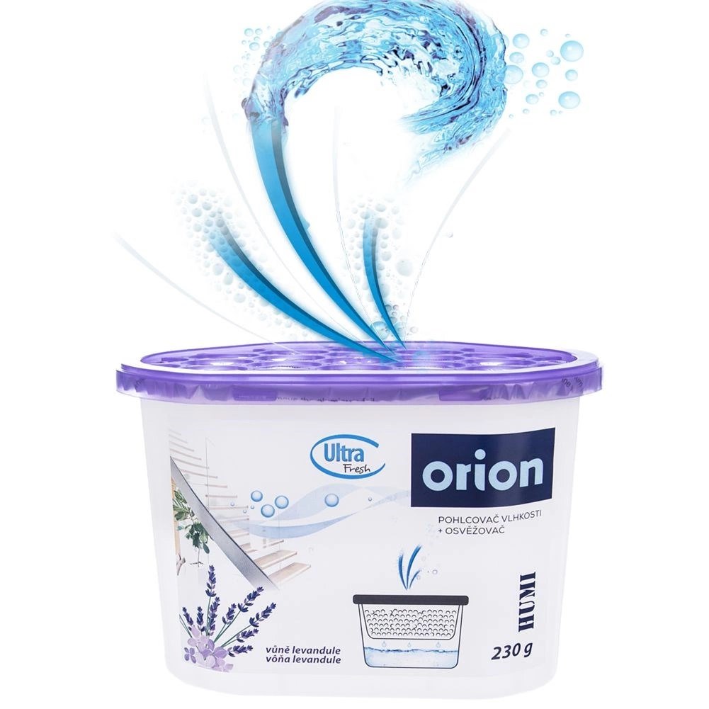 Pochłaniacz Wilgoci 230 g ORION Ultra Fresh Lawendowy do Łazienki - obrazek 5